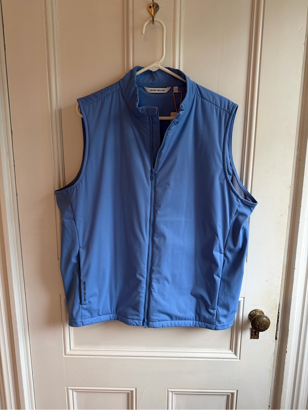 Peter Millar Sky Blue Full-Zip Performance Vest